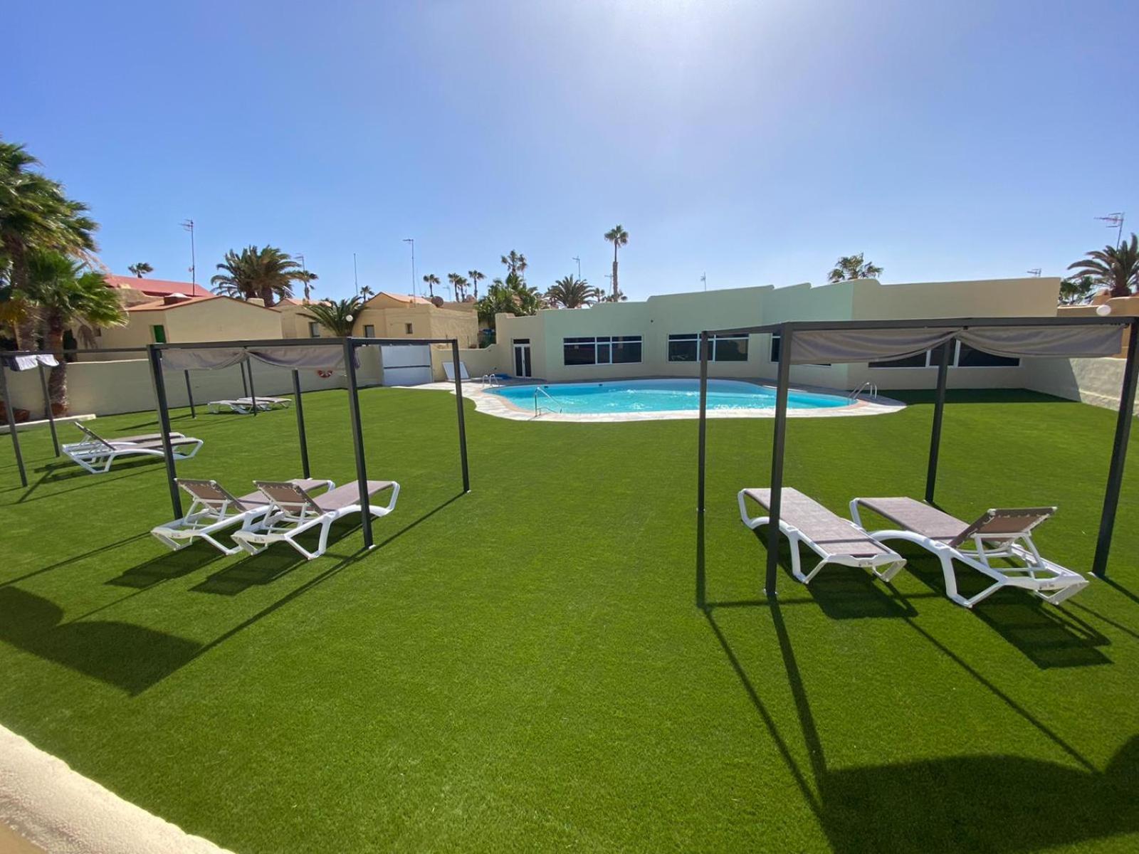 Giardino E Terrazza, Accogliente E Funzionale, Wi-Fi, Piscina Condivisa Daire Costa Calma Dış mekan fotoğraf